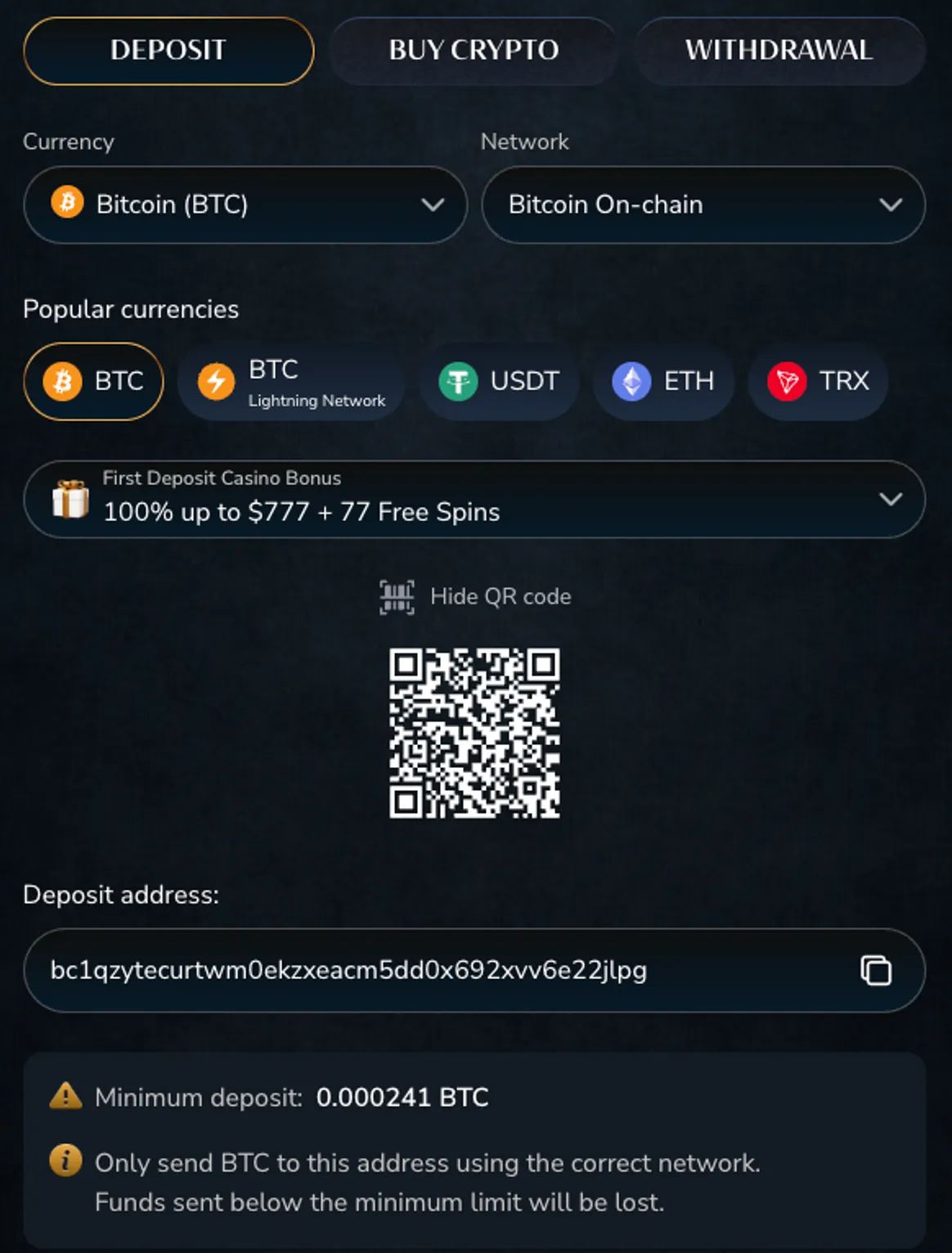Roulette online